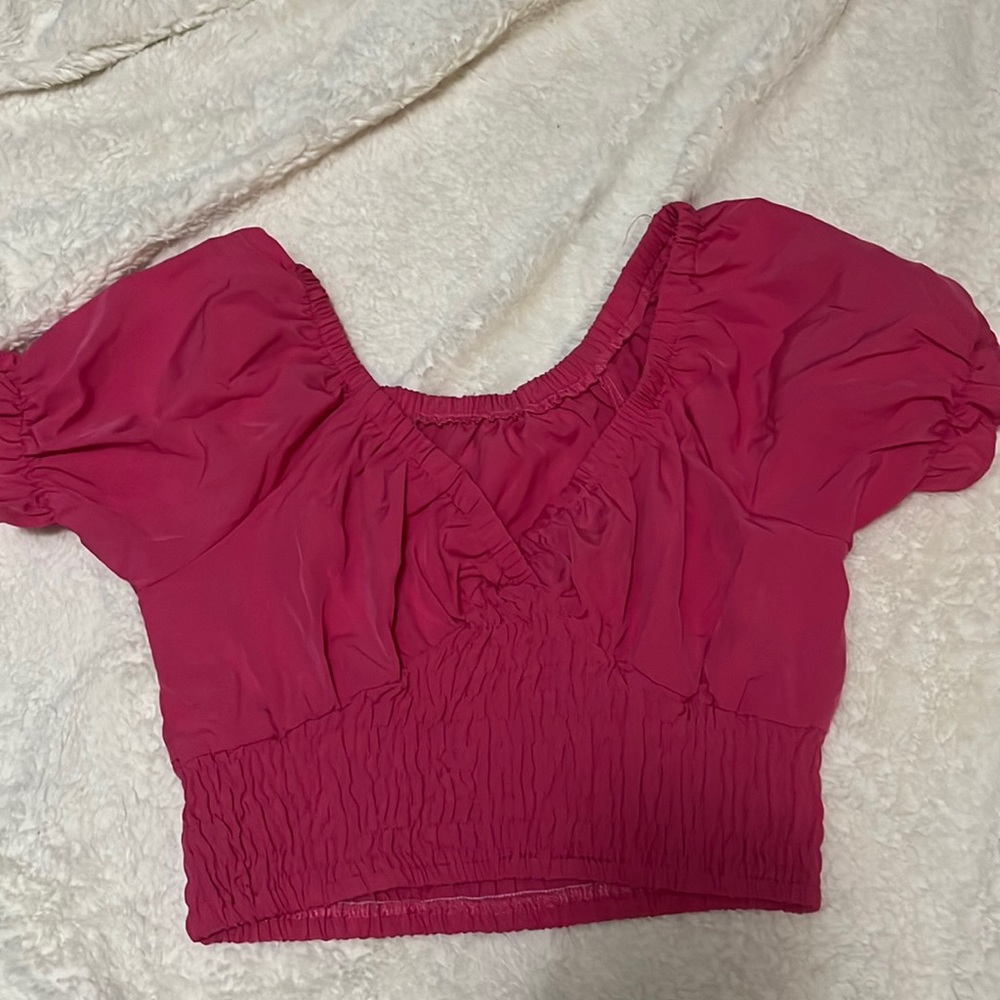 Pink top, M-L